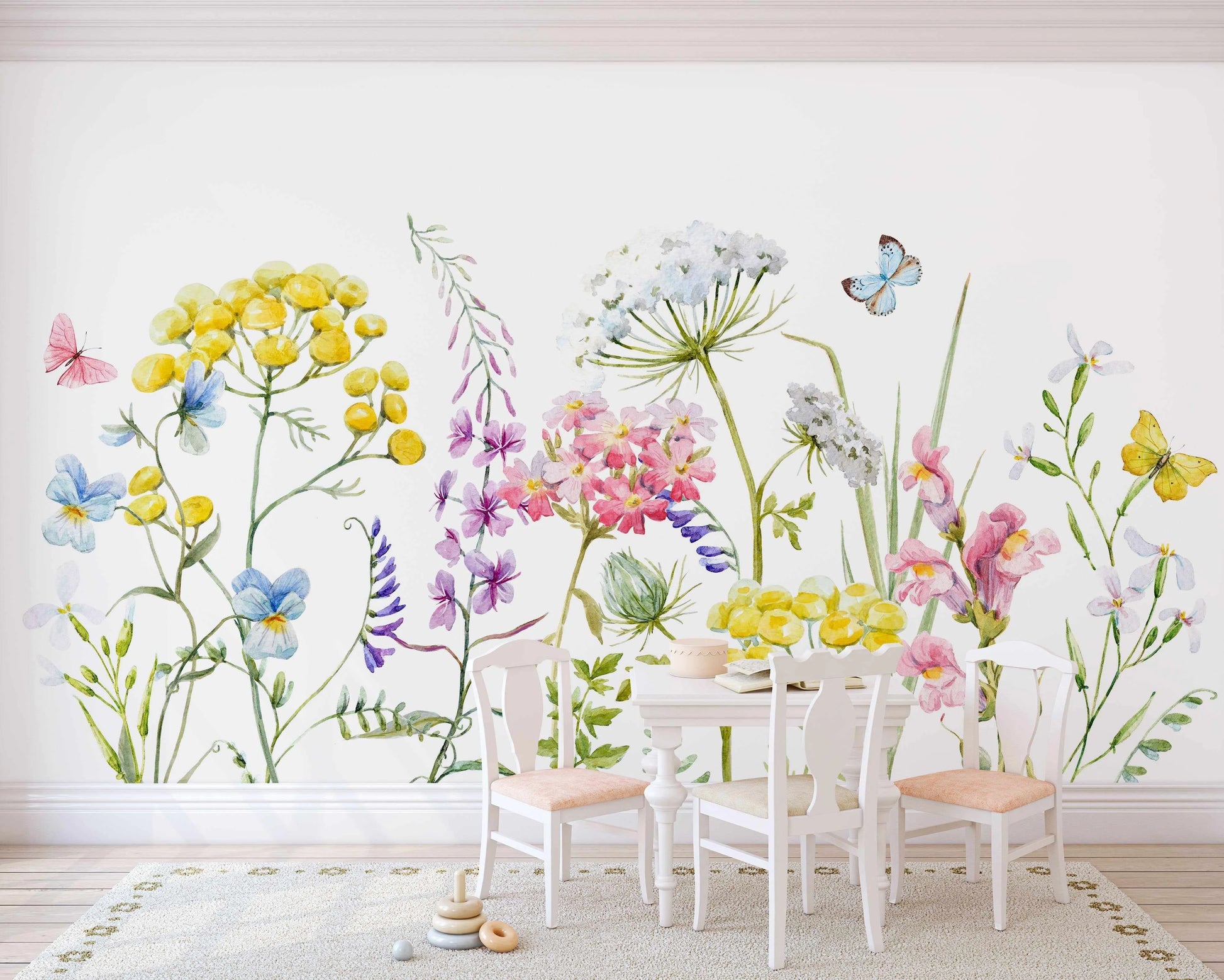 Josie's Magical Garden Wallpaper Mural-Wallpaper-Buy Kids Removable Wallpaper Online Our Custom Made Children√¢‚Ç¨‚Ñ¢s Wallpapers Are A Fun Way To Decorate And Enhance Boys Bedroom Decor And Girls Bedrooms They Are An Amazing Addition To Your Kids Bedroom Walls Our Collection of Kids Wallpaper Is Sure To Transform Your Kids Rooms Interior Style From Pink Wallpaper To Dinosaur Wallpaper Even Marble Wallpapers For Teen Boys Shop Peel And Stick Wallpaper Online Today With Olive et Oriel