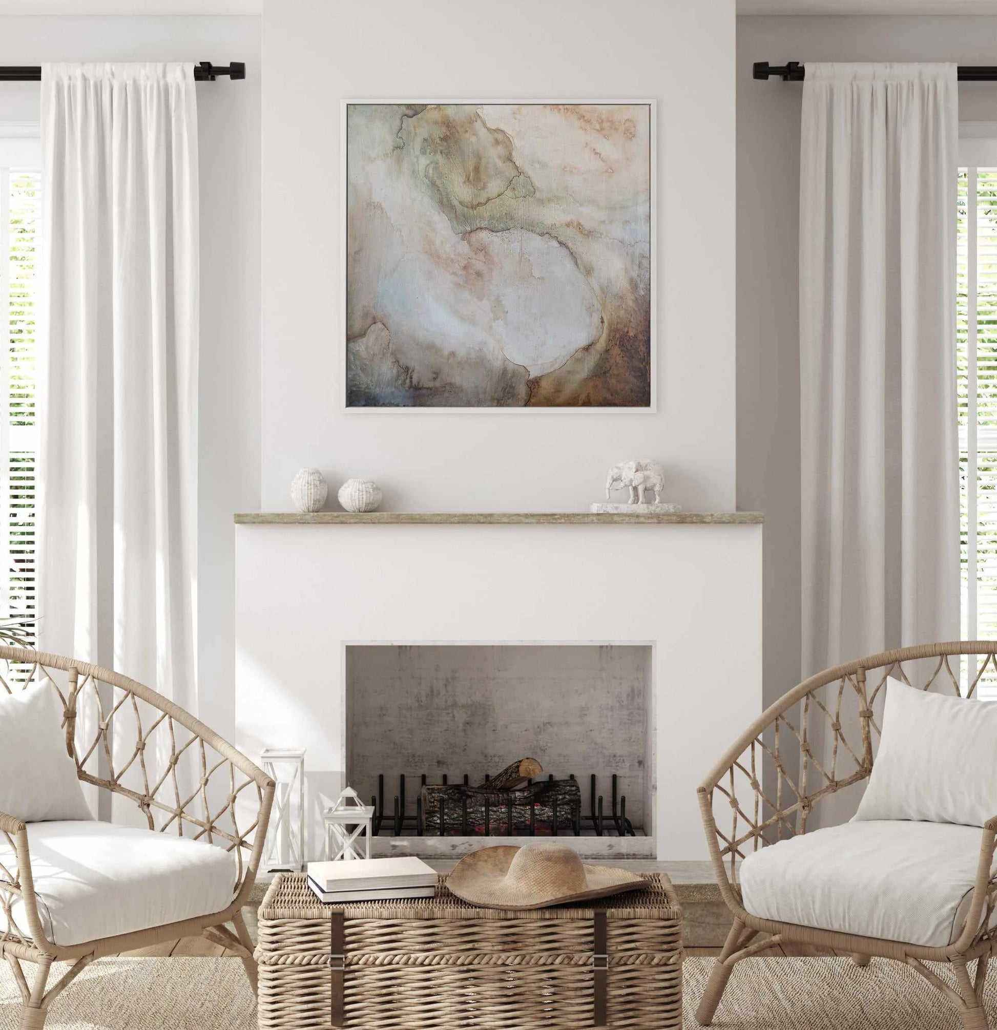 Journey Inward by Irina Ventresca | Framed Canvas Art Print from Olive et Oriel where you can shop wallpaper and artworks online