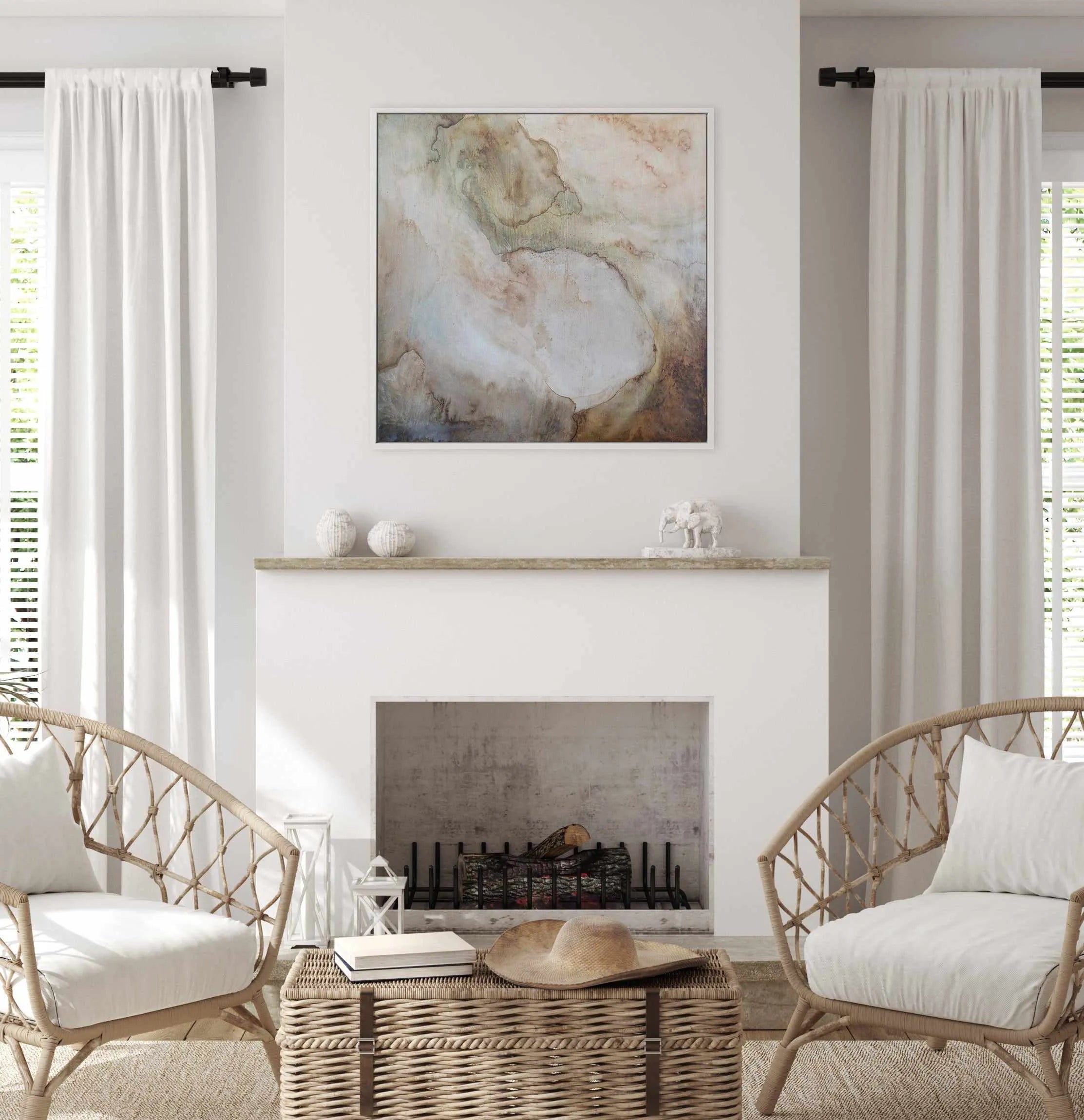 Journey Inward by Irina Ventresca | Framed Canvas Art Print from Olive et Oriel where you can shop wallpaper and artworks online