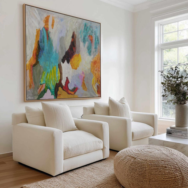 Joy by Svend Kindt-Larsen | Framed Canvas Art Print from Olive et Oriel where you can shop wallpaper and artworks online