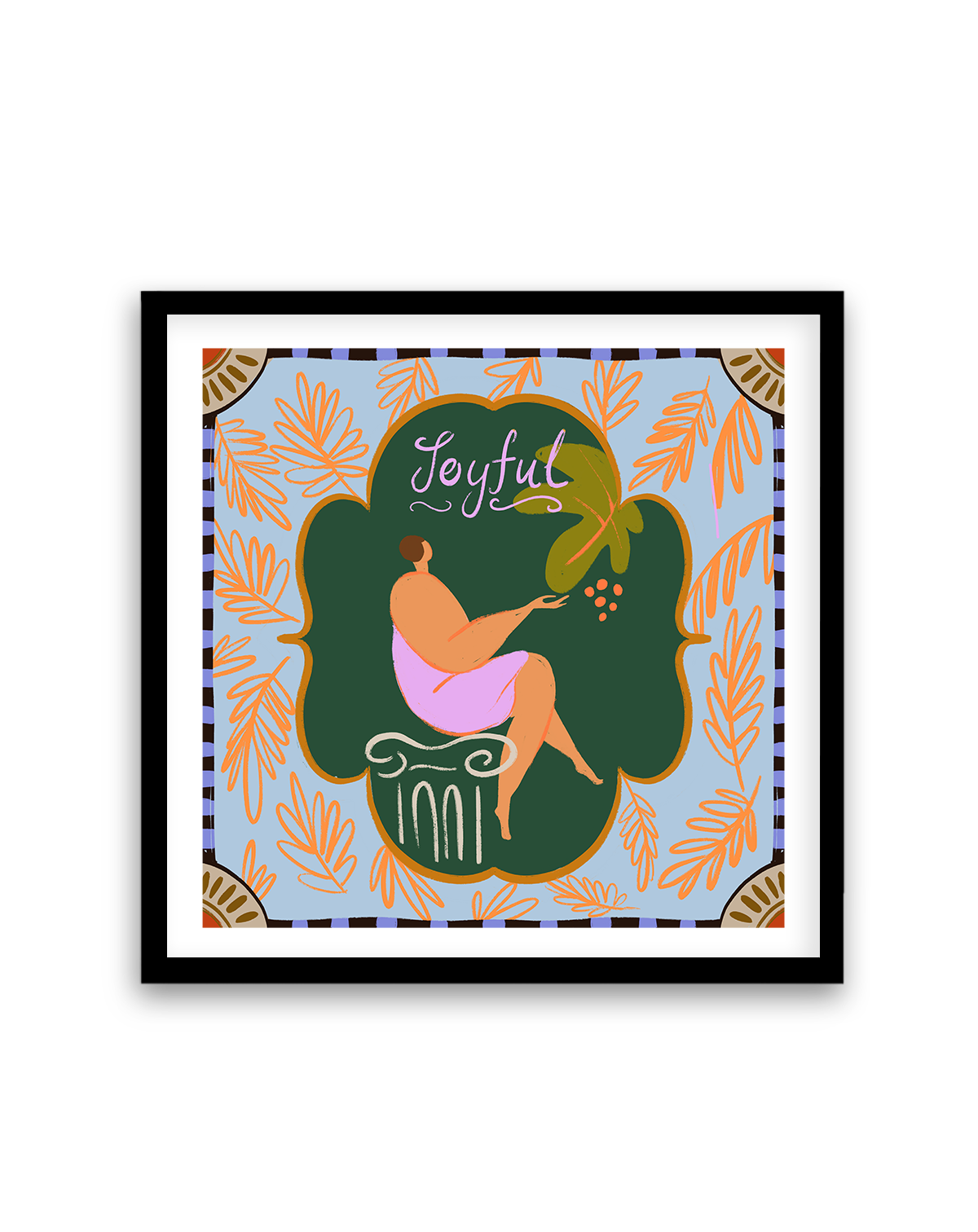 Joyful by Arty Guava | Art Print