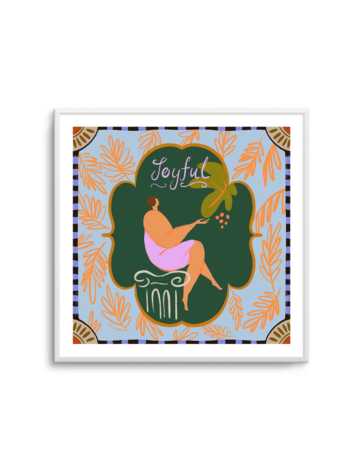 Joyful by Arty Guava Art Print Olive et Oriel