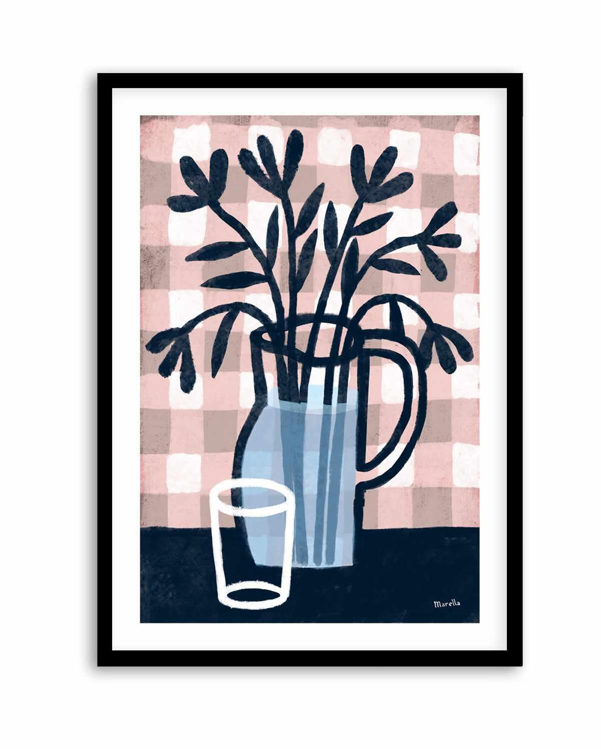 Jug and Glass by Marco Marella | Art Print from Olive et Oriel where you can shop wallpaper and artworks online