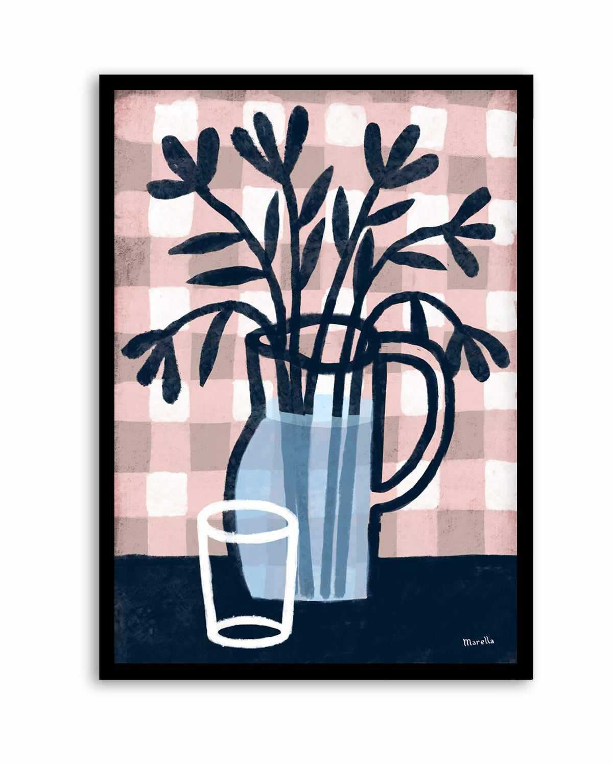Jug and Glass by Marco Marella | Art Print from Olive et Oriel where you can shop wallpaper and artworks online