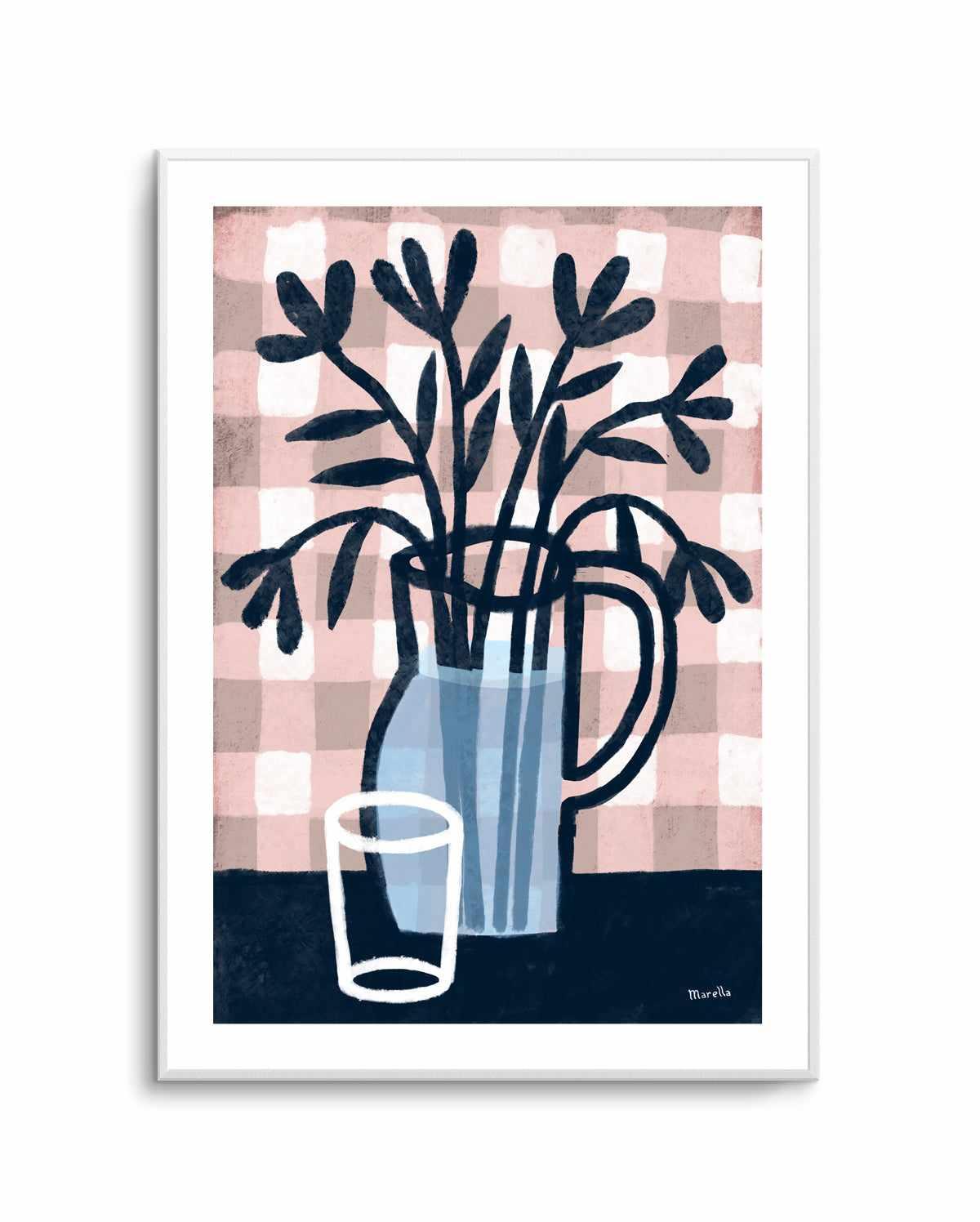 Jug and Glass by Marco Marella | Art Print from Olive et Oriel where you can shop wallpaper and artworks online