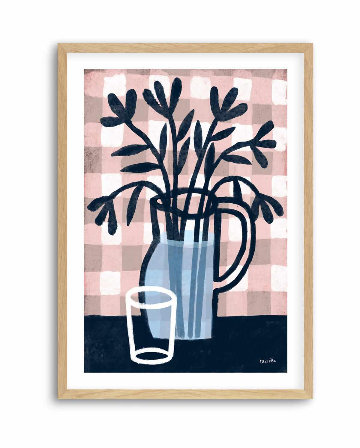 Jug and Glass by Marco Marella | Art Print from Olive et Oriel where you can shop wallpaper and artworks online