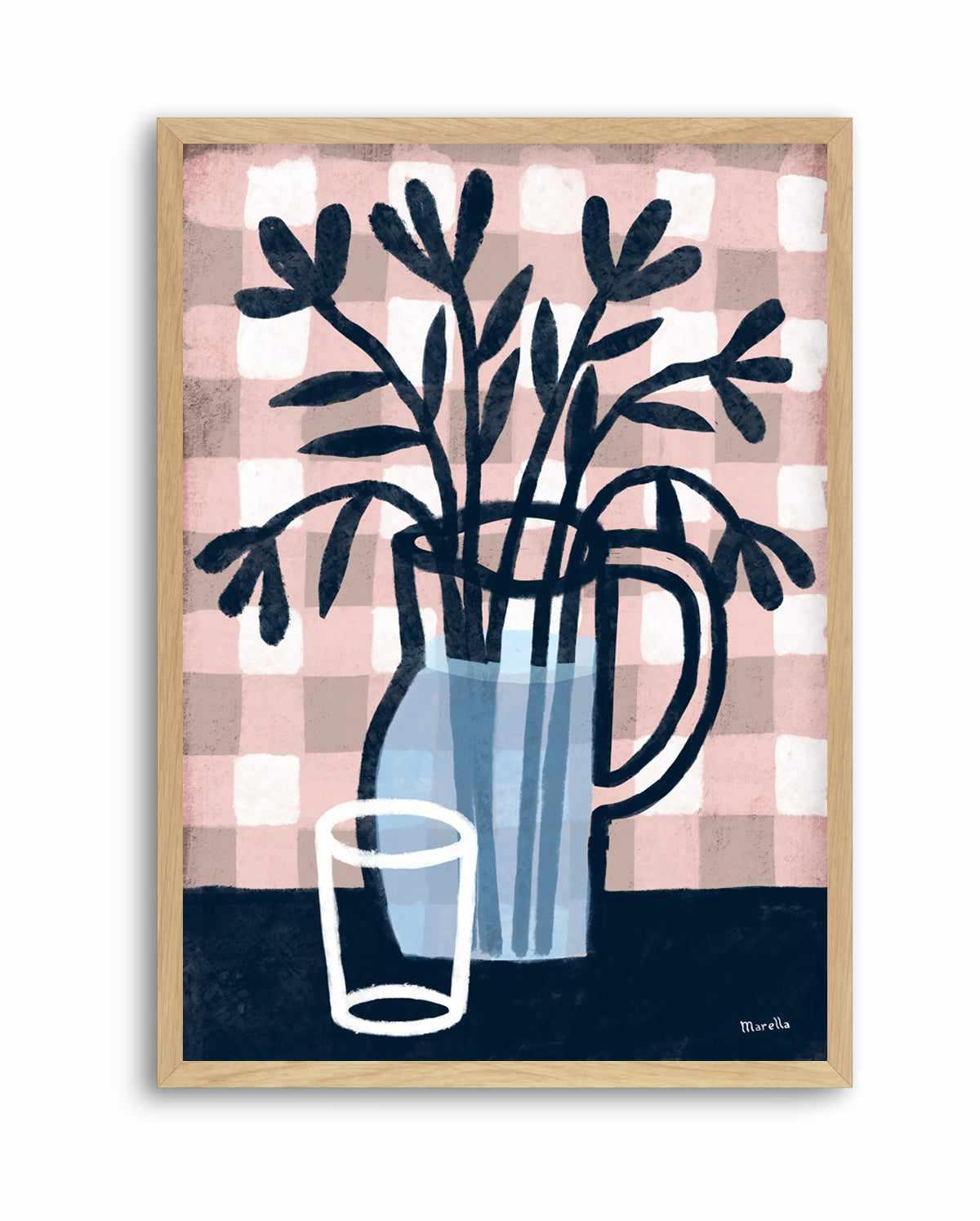Jug and Glass by Marco Marella | Art Print from Olive et Oriel where you can shop wallpaper and artworks online