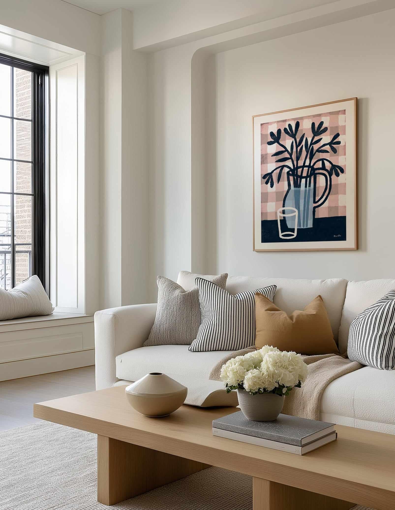 Jug and Glass by Marco Marella | Art Print from Olive et Oriel where you can shop wallpaper and artworks online