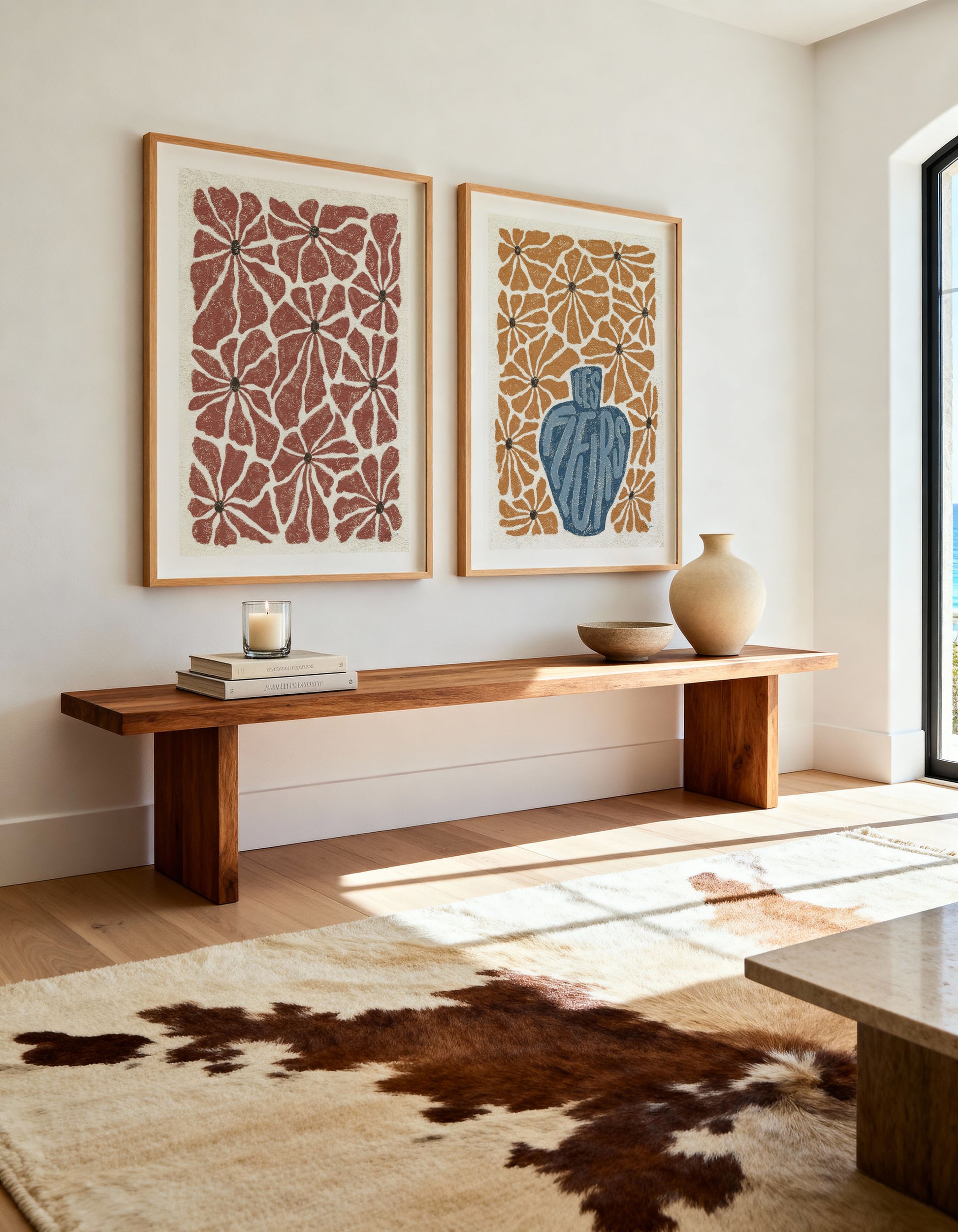 Les Fleurs l by Julie Celina | Art Print from Olive et Oriel where you can shop wallpaper and artworks online