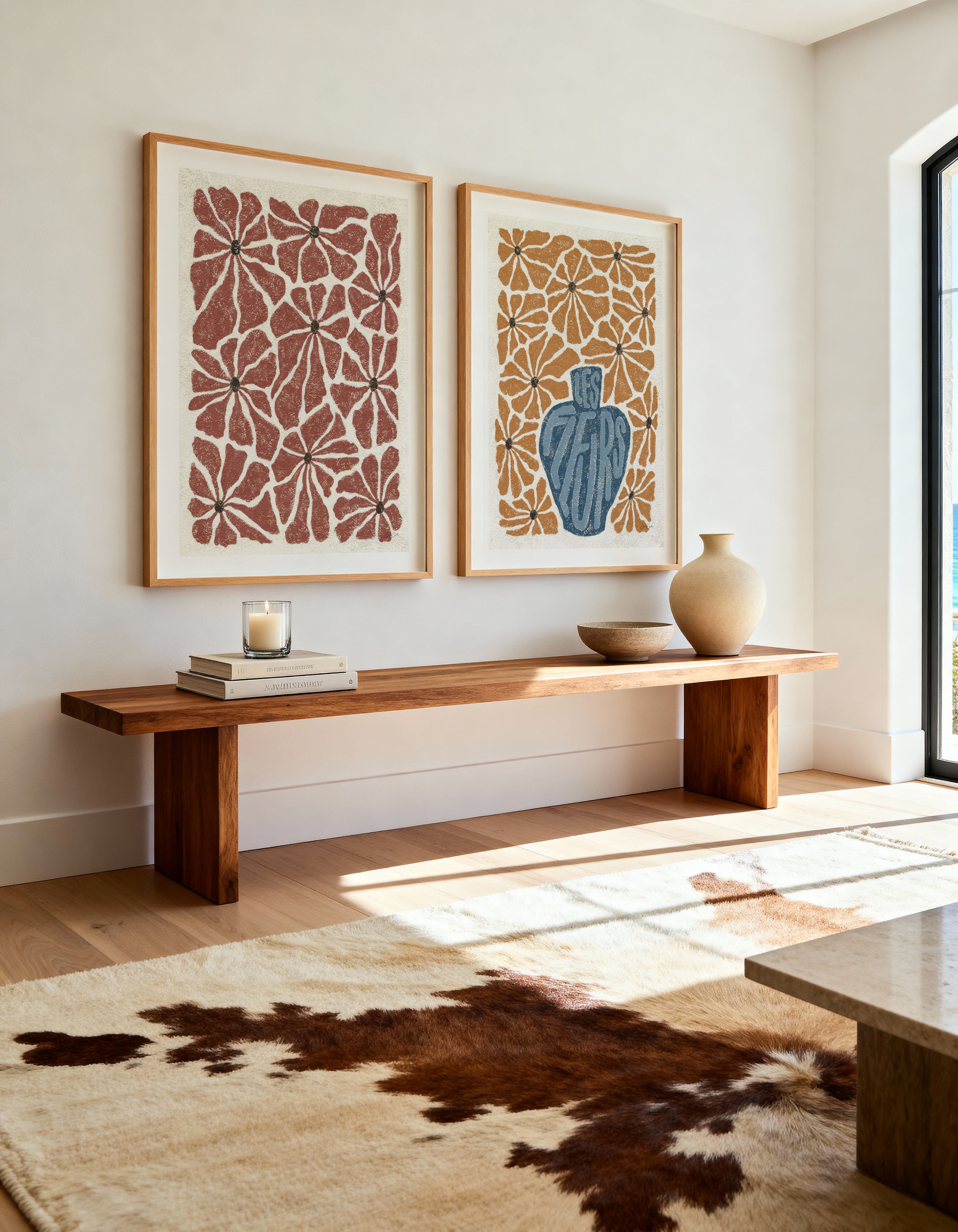 Les Fleurs l by Julie Celina | Art Print from Olive et Oriel where you can shop wallpaper and artworks online