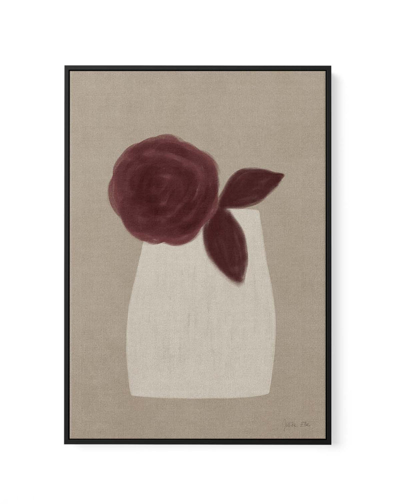 Rose by Julita Elbe | Framed Canvas Art Print