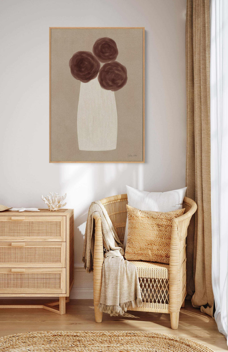 Roses by Julita Elbe | Framed Canvas Art Print from Olive et Oriel where you can shop wallpaper and artworks online