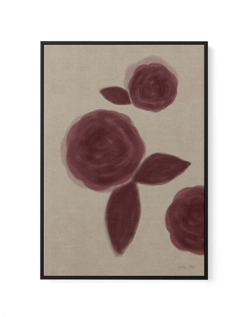 Roses No.02 by Julita Elbe | Framed Canvas Art Print