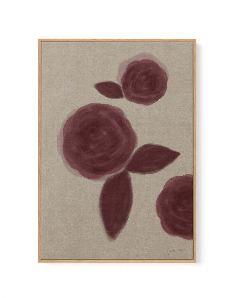 Roses No.02 by Julita Elbe | Framed Canvas Art Print