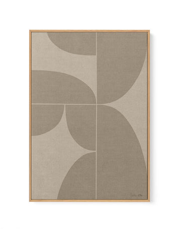 Rounded No.02 by Julita Elbe | Framed Canvas Art Print from Olive et Oriel where you can shop wallpaper and artworks online