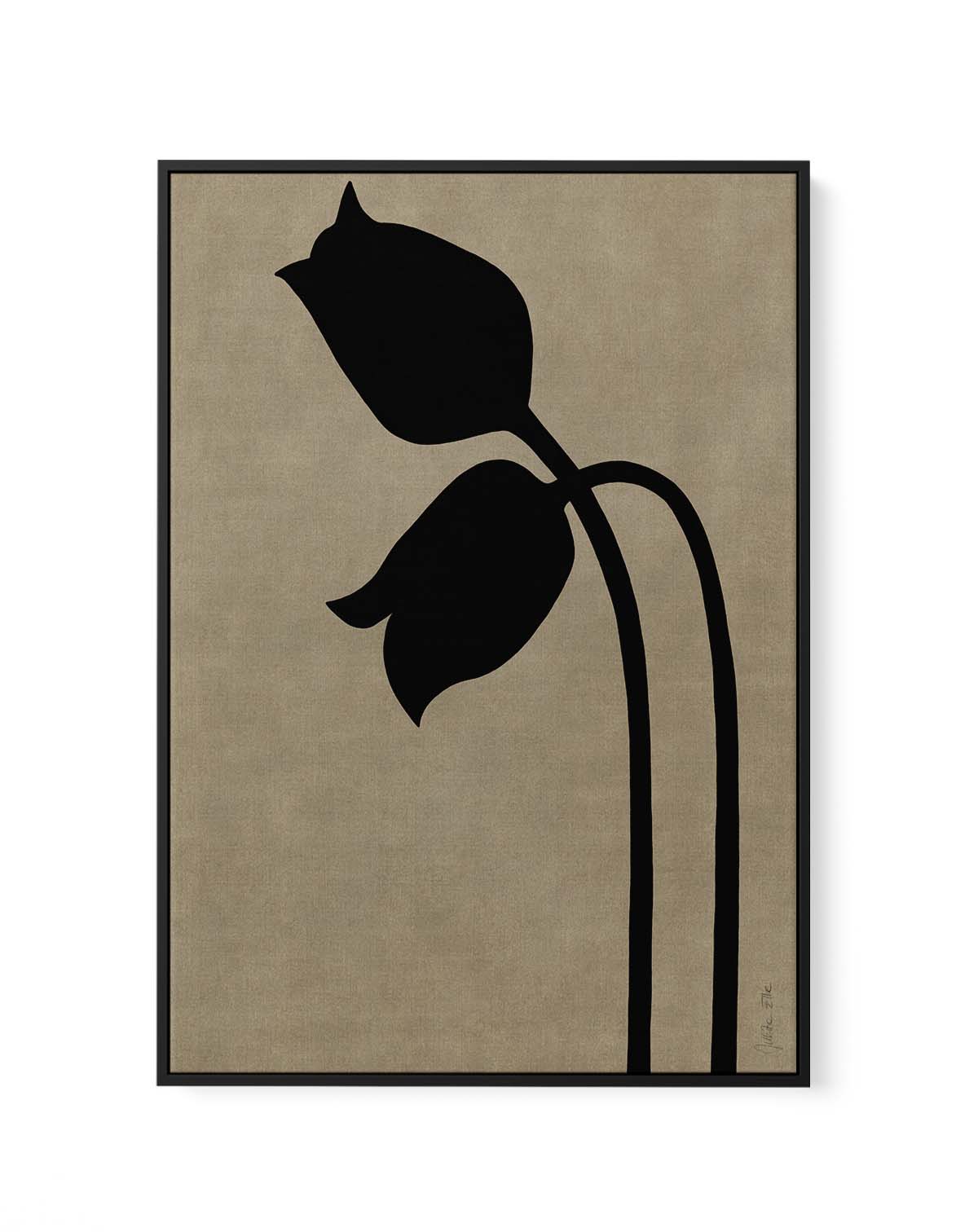 Tulips by  Julita Elbe | Framed Canvas Art Print