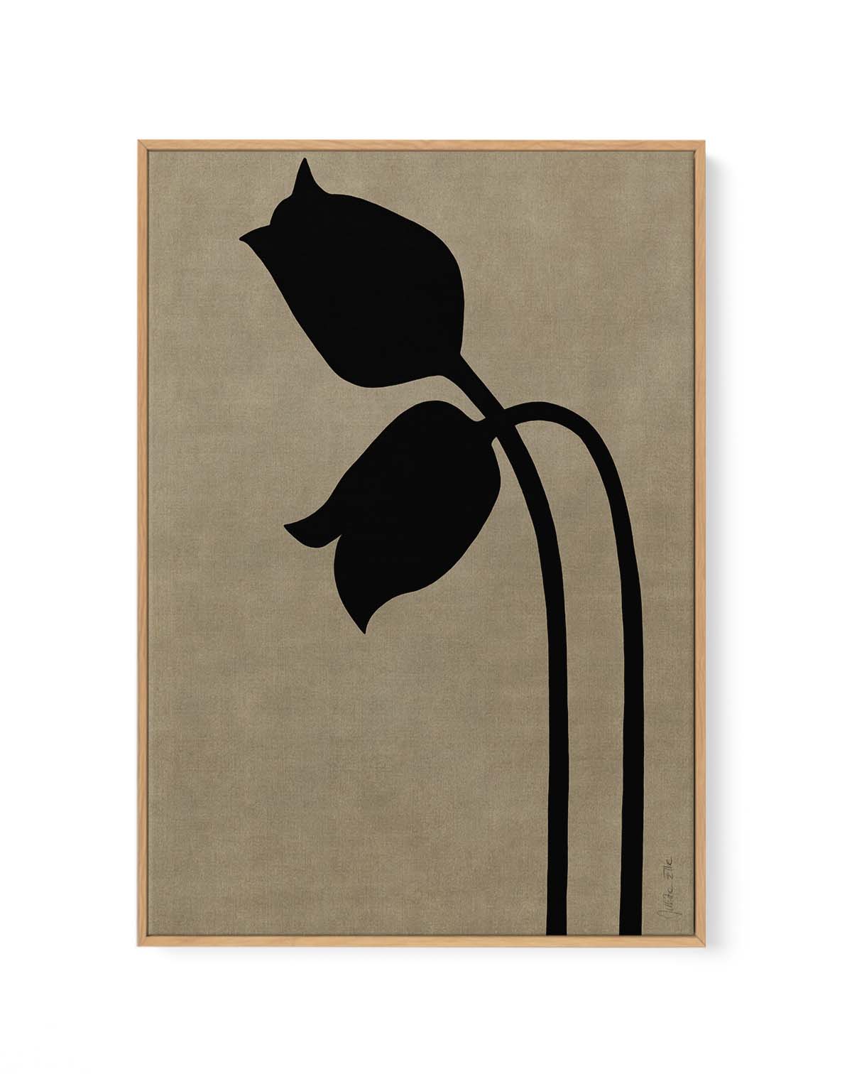 Tulips by  Julita Elbe | Framed Canvas Art Print