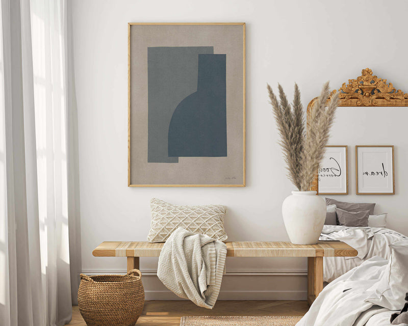 Vase blue by Julita Elbe | Art Print from Olive et Oriel where you can shop wallpaper and artworks online