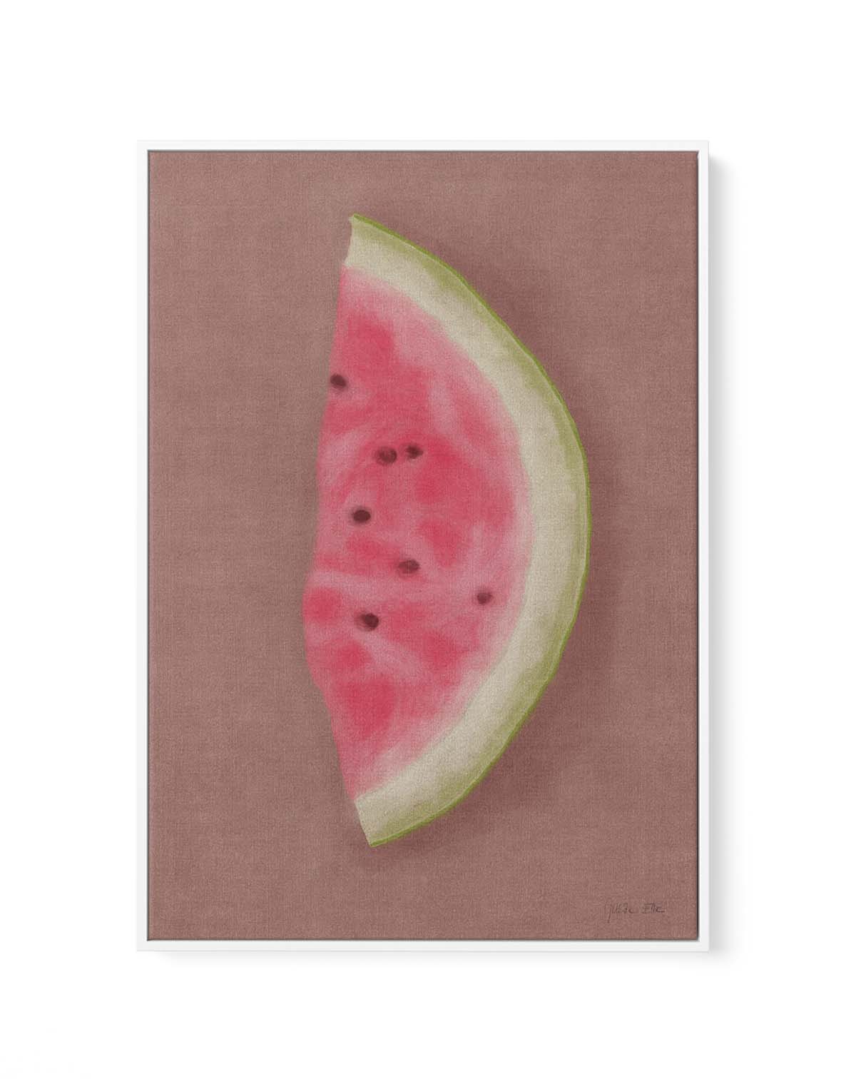 Watermelon by Julita Elbe | Framed Canvas Art Print