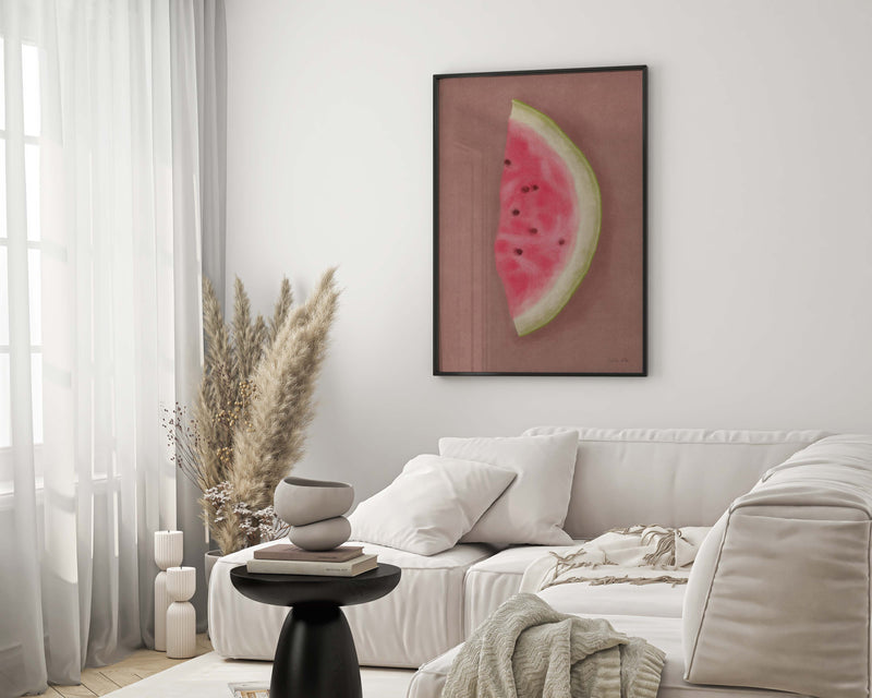 Watermelon by Julita Elbe | Art Print from Olive et Oriel where you can shop wallpaper and artworks online