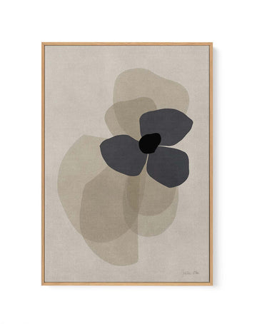 Windy flower by Julita Elbe | Framed Canvas Art Print from Olive et Oriel where you can shop wallpaper and artworks online