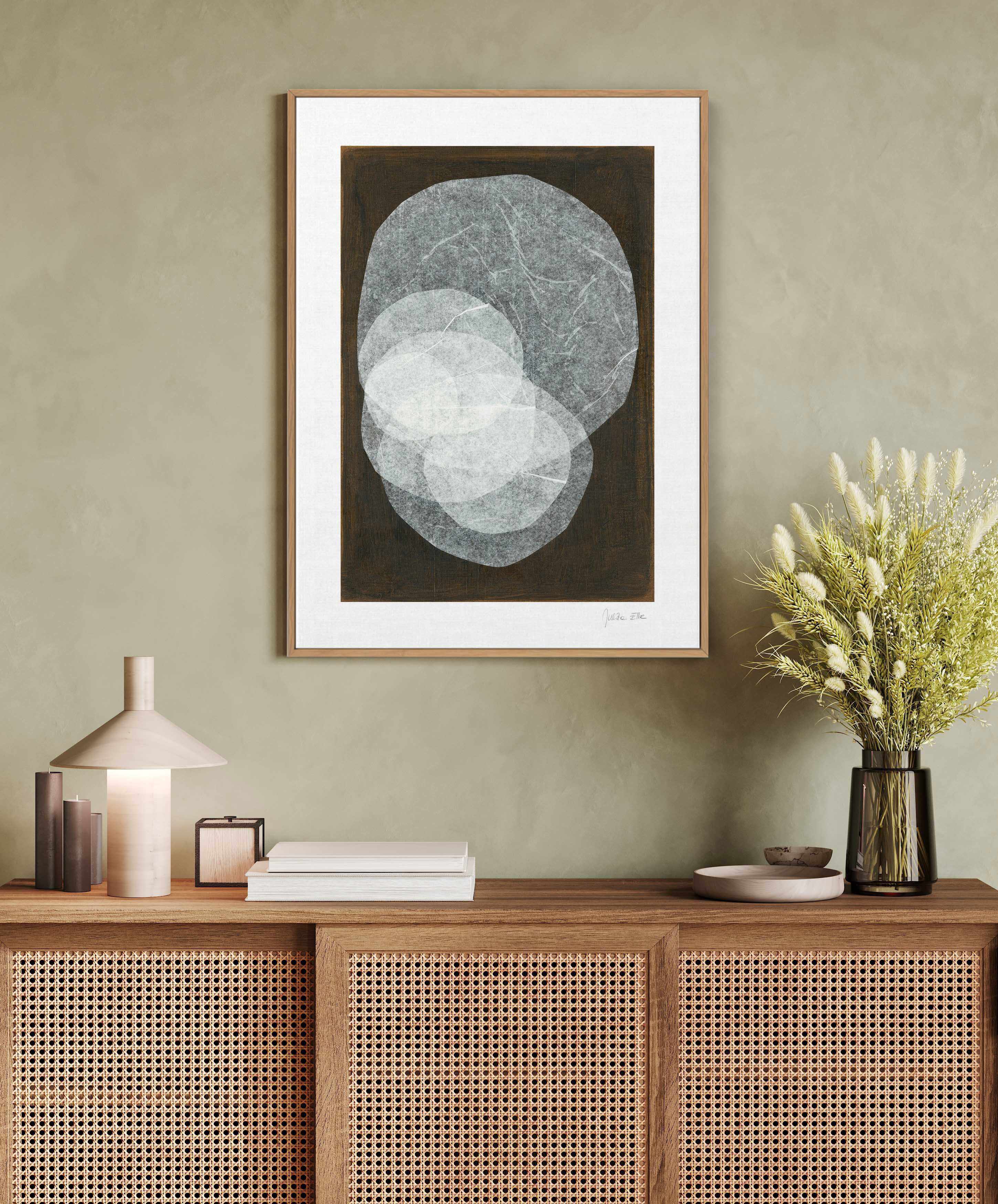 Dandelion by Julita Elbe | Framed Canvas Art Print