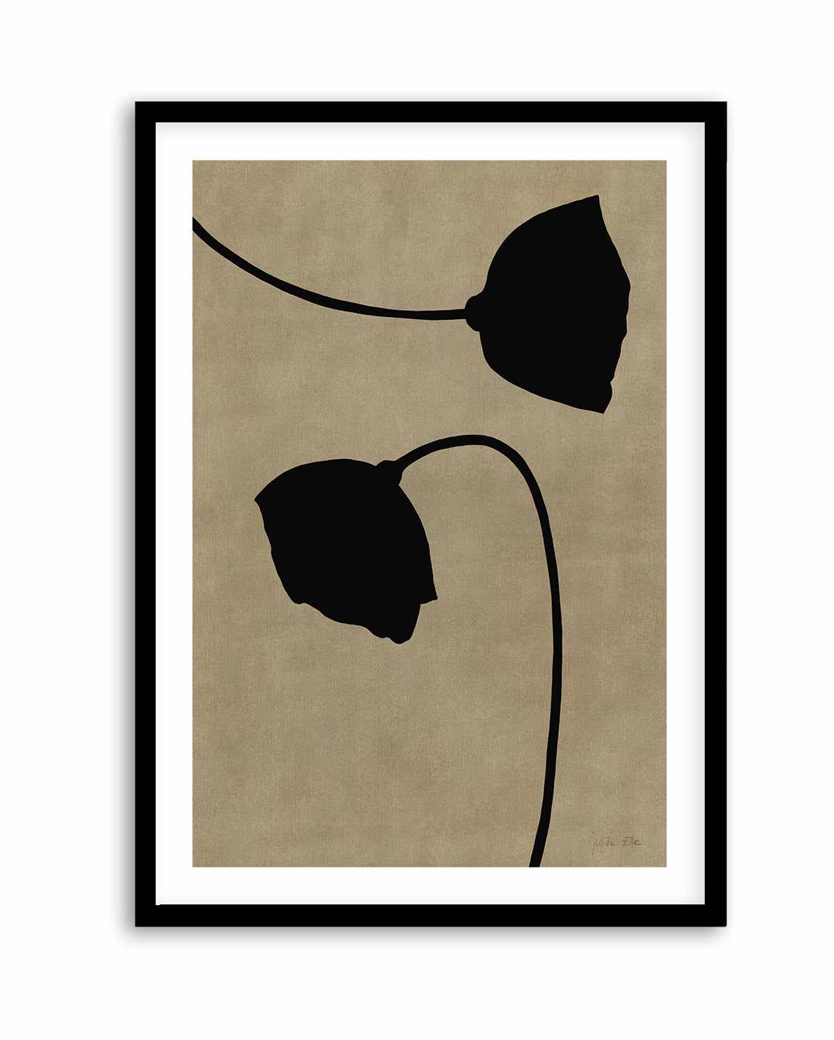 Dark Poppies by Julita Elbe | Art Print