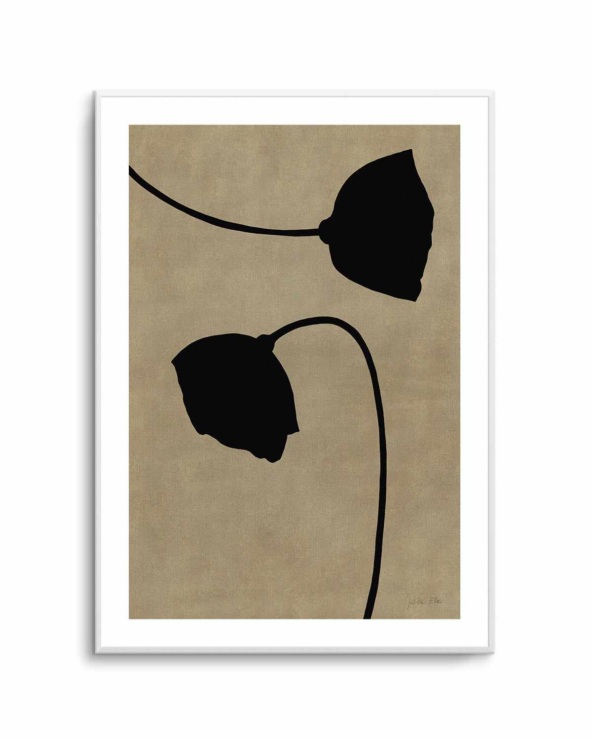 Dark Poppies by Julita Elbe | Art Print