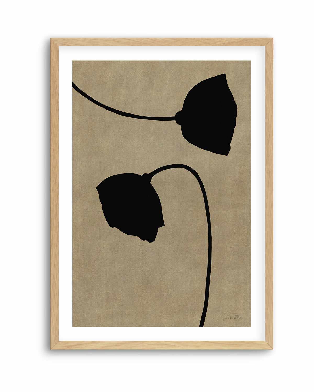 Dark Poppies by Julita Elbe | Art Print