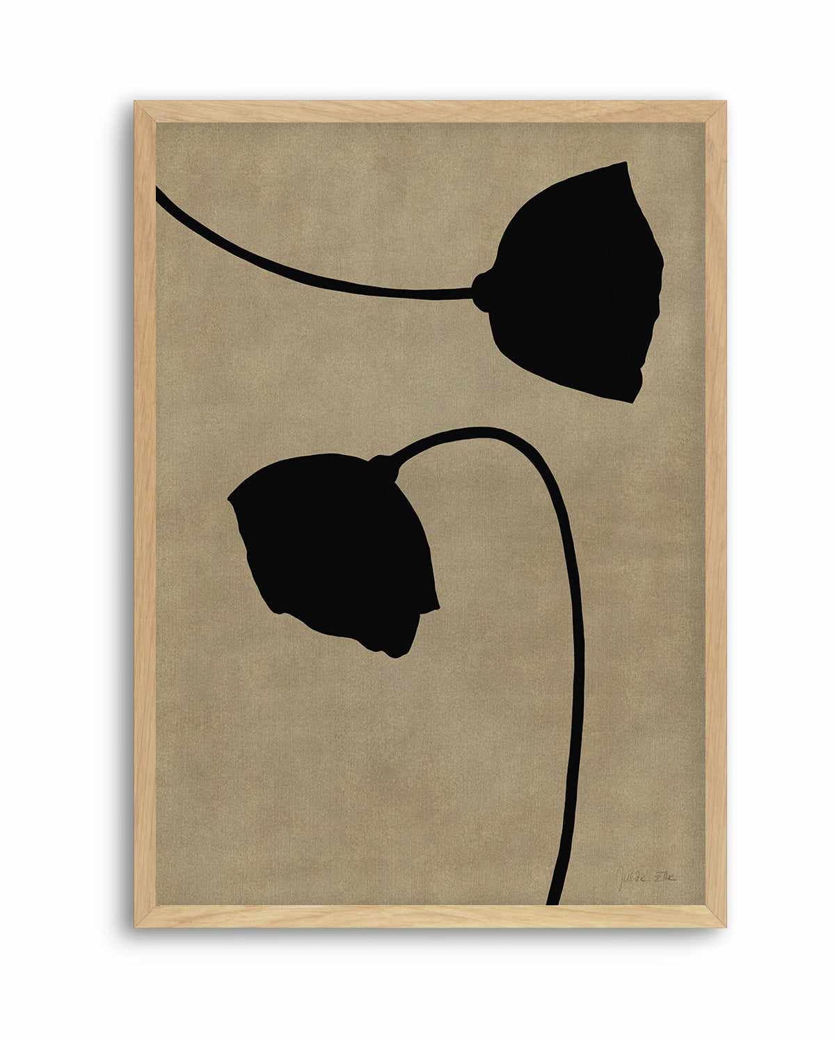 Dark Poppies by Julita Elbe | Art Print