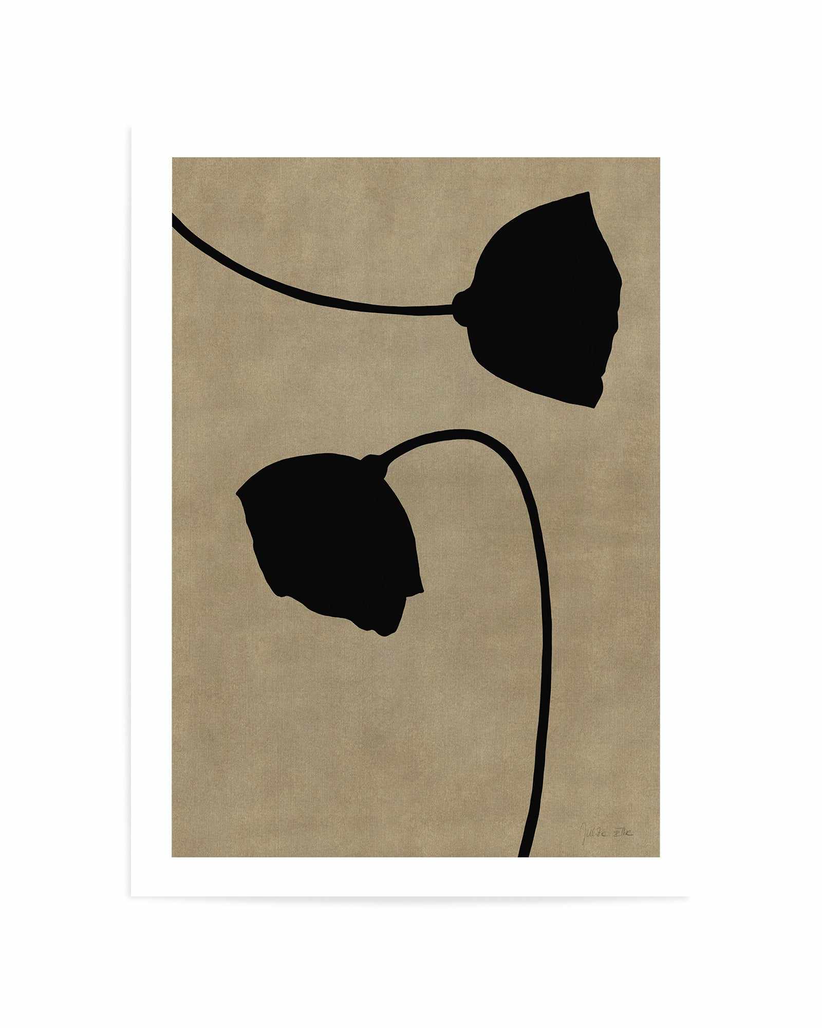 Dark Poppies by Julita Elbe | Art Print