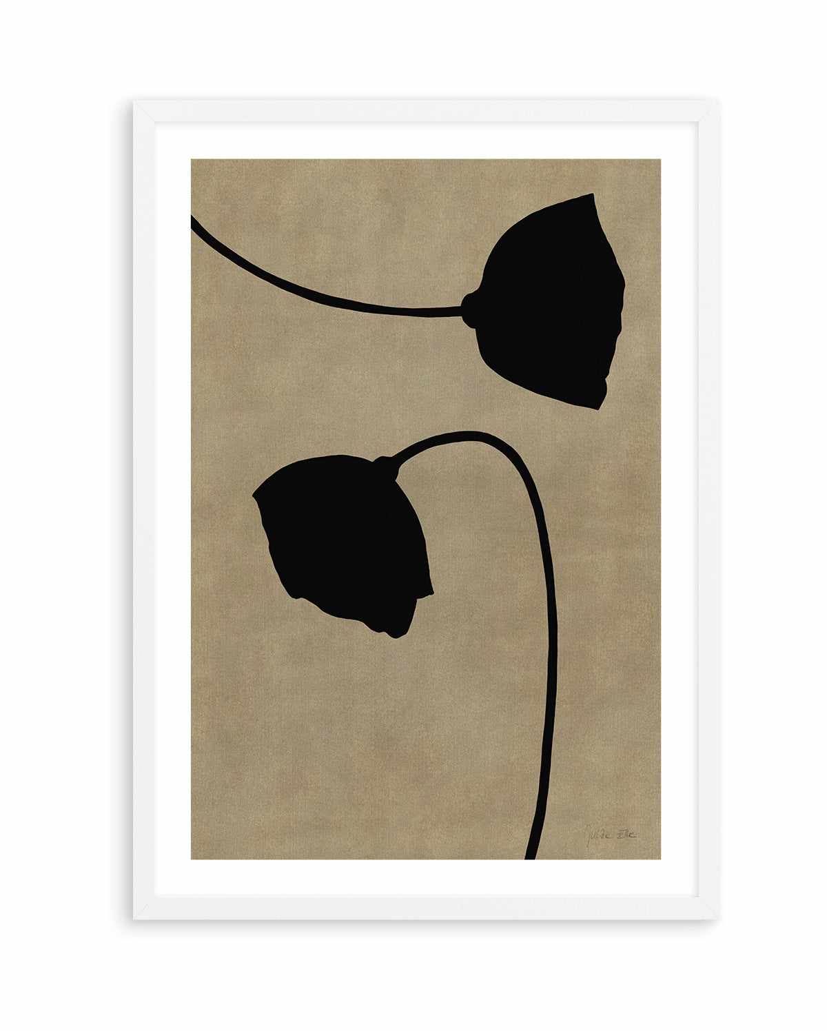 Dark Poppies by Julita Elbe | Art Print