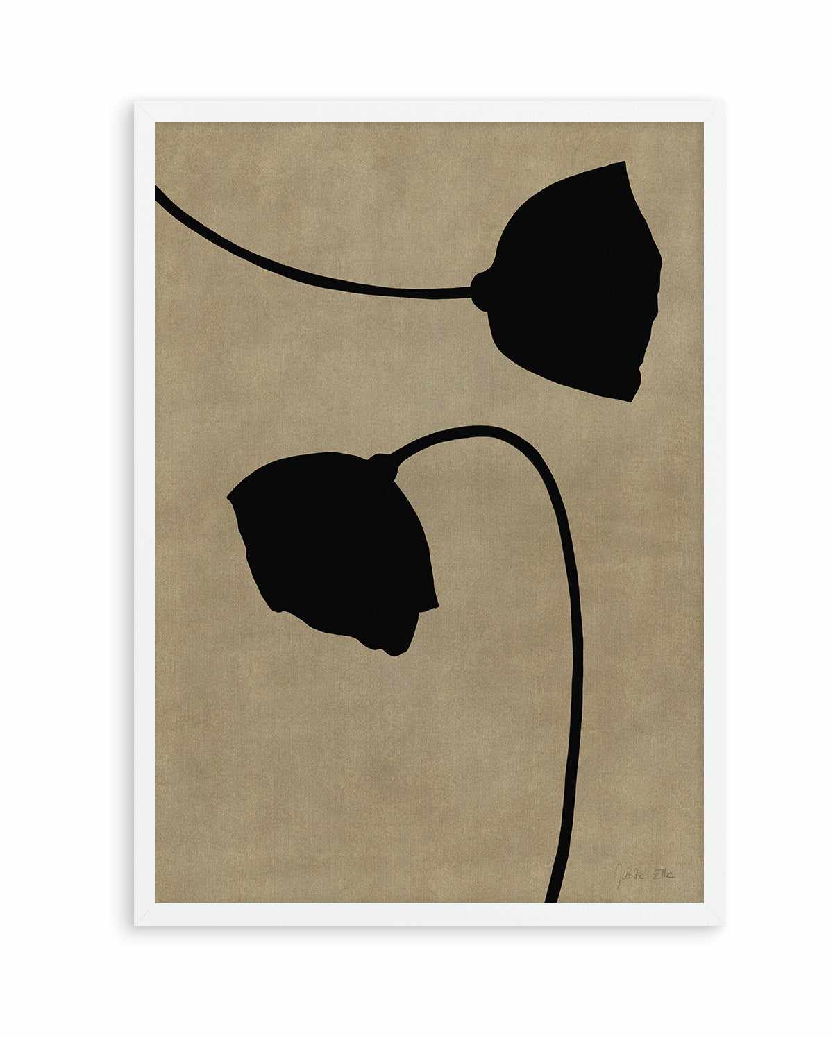 Dark Poppies by Julita Elbe | Art Print