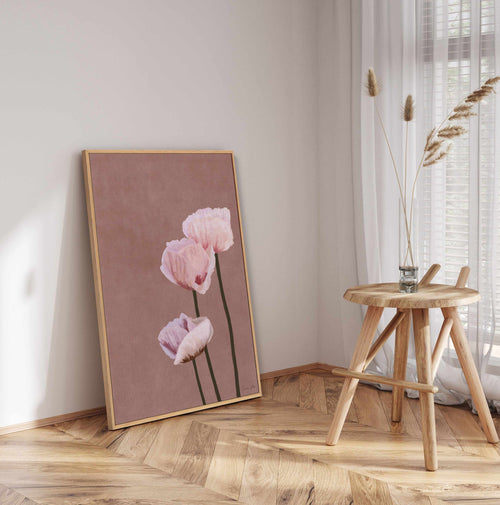 Poppies by Julita Elbe | Framed Canvas Art Print