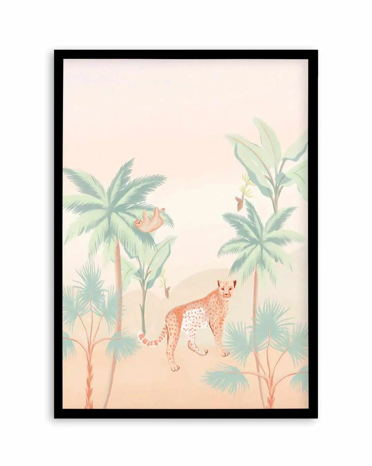 Jungle Cheetah Art Print from Olive et Oriel where you can shop wallpaper and artworks online