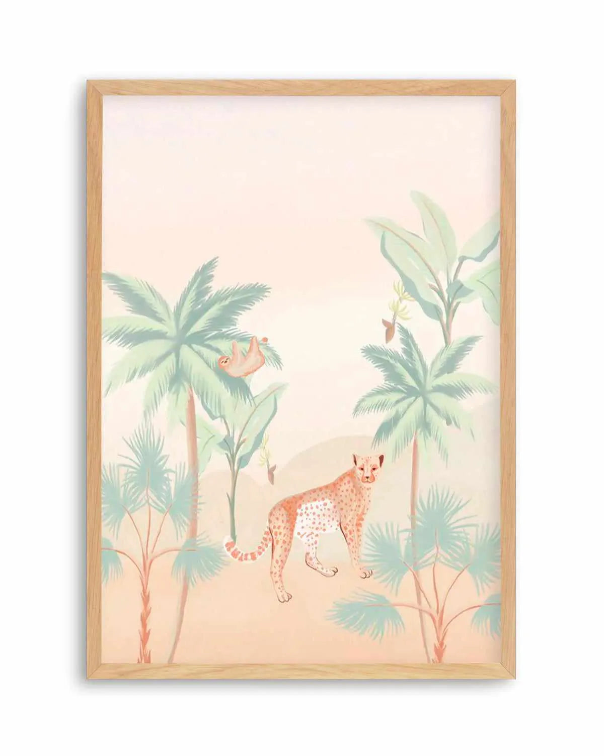 Jungle Cheetah Art Print from Olive et Oriel where you can shop wallpaper and artworks online
