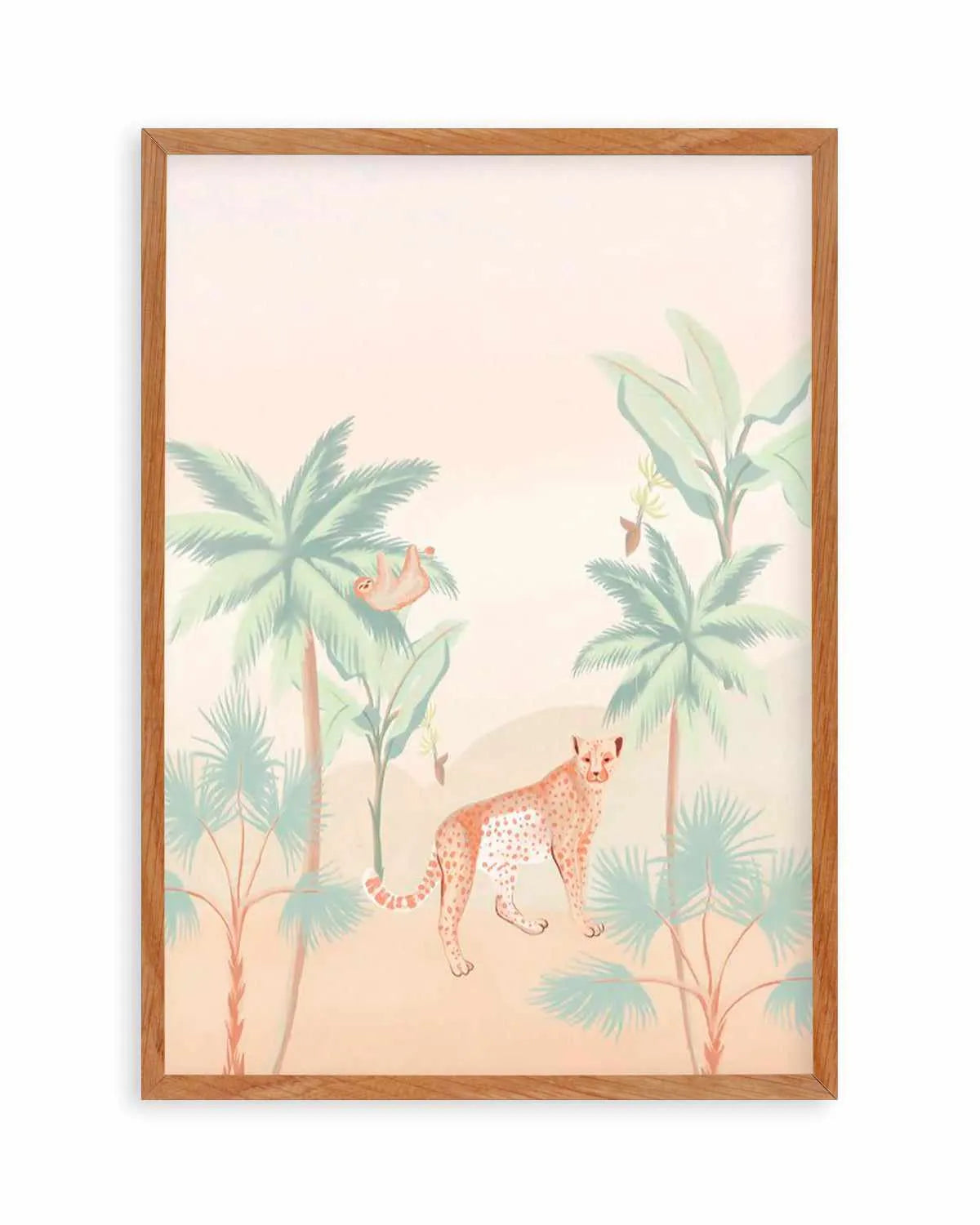 Jungle Cheetah Art Print from Olive et Oriel where you can shop wallpaper and artworks online