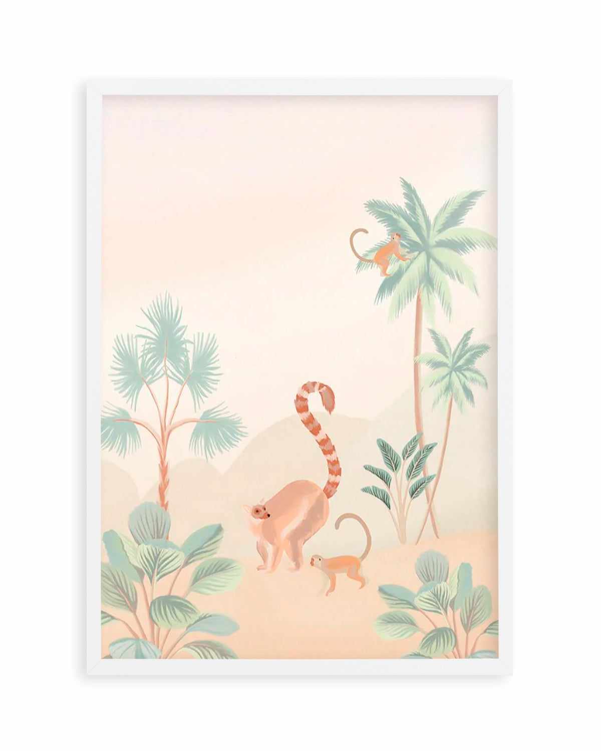 Jungle Monkeys Art Print