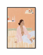 Just Let Me Chill By Ivy Green Illustrations | Framed Canvas Art Print