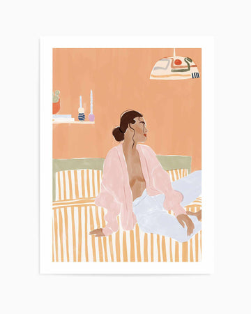 Just Let Me Chill By Ivy Green Illustrations | Art Print from Olive et Oriel where you can shop wallpaper and artworks online