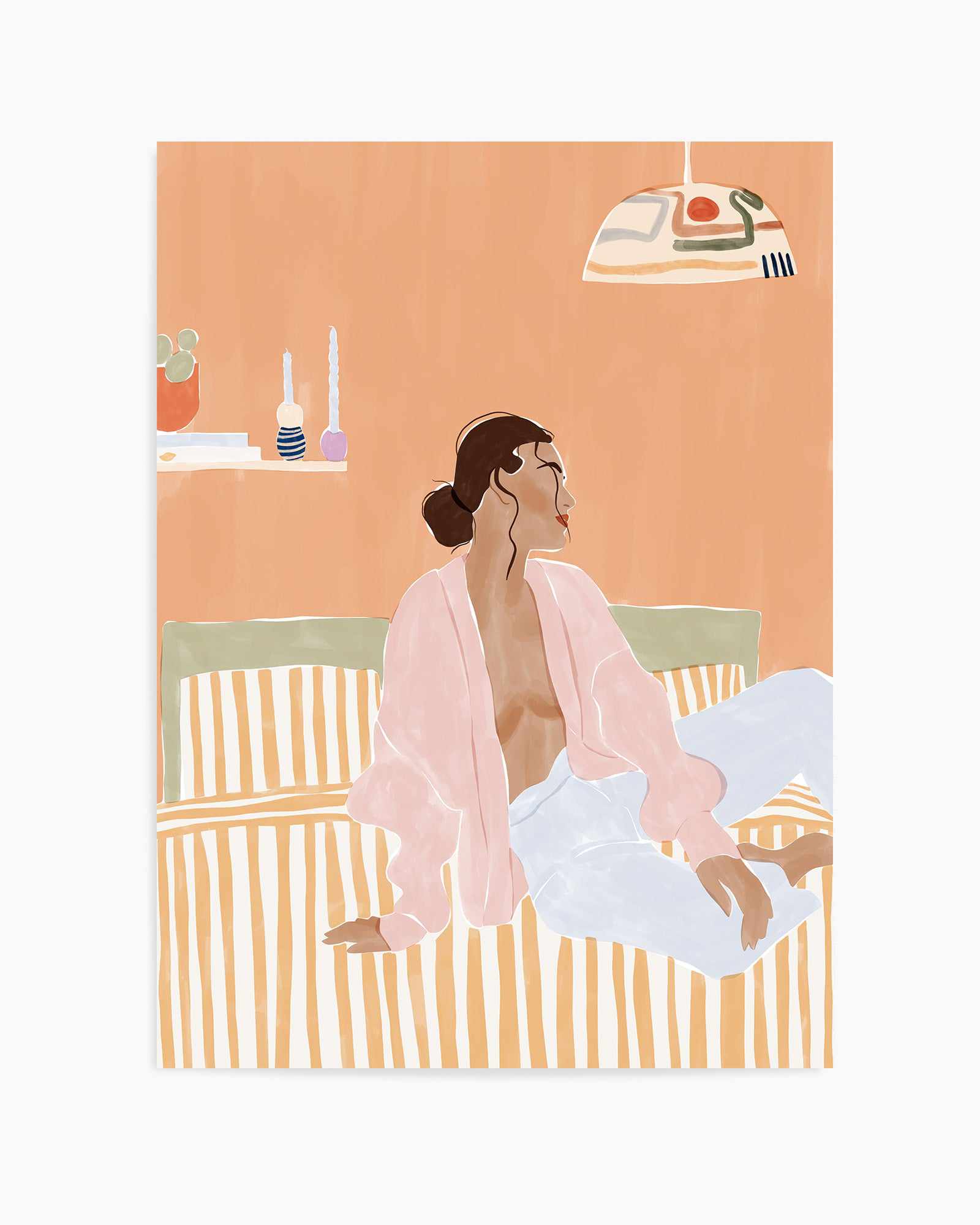 Just Let Me Chill By Ivy Green Illustrations | Art Print