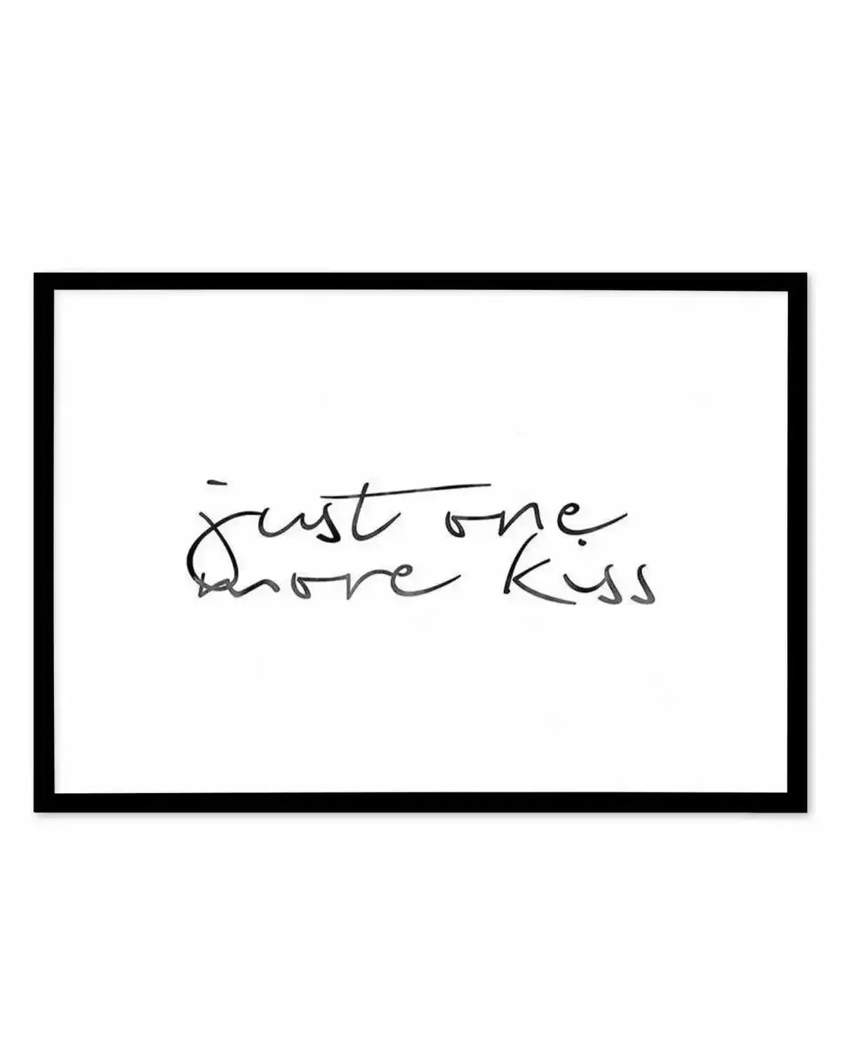 Just One More Kiss | LS Art Print from Olive et Oriel where you can shop wallpaper and artworks online