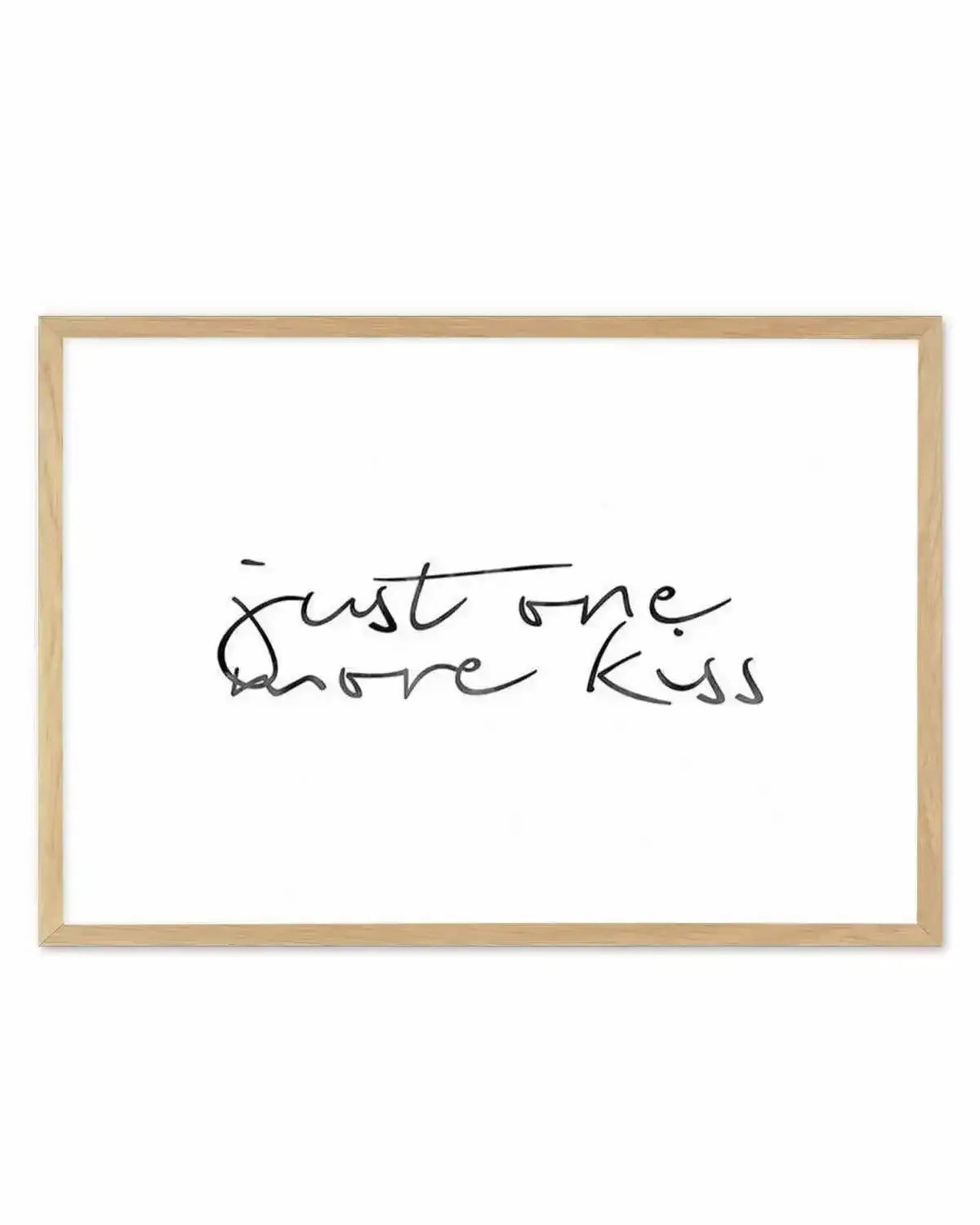 Just One More Kiss | LS Art Print from Olive et Oriel where you can shop wallpaper and artworks online