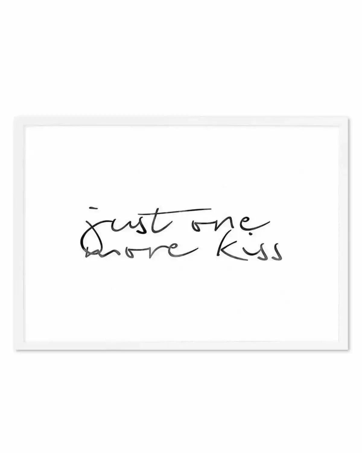 Just One More Kiss | LS Art Print from Olive et Oriel where you can shop wallpaper and artworks online