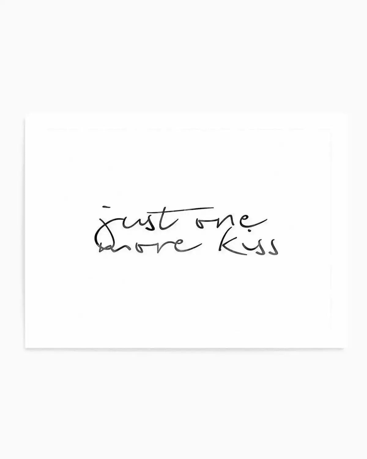 Just One More Kiss | LS Art Print from Olive et Oriel where you can shop wallpaper and artworks online