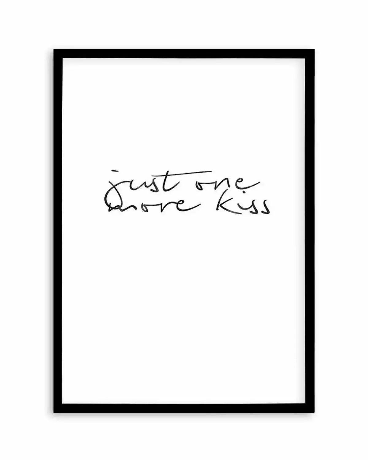 Just One More Kiss | PT Art Print from Olive et Oriel where you can shop wallpaper and artworks online