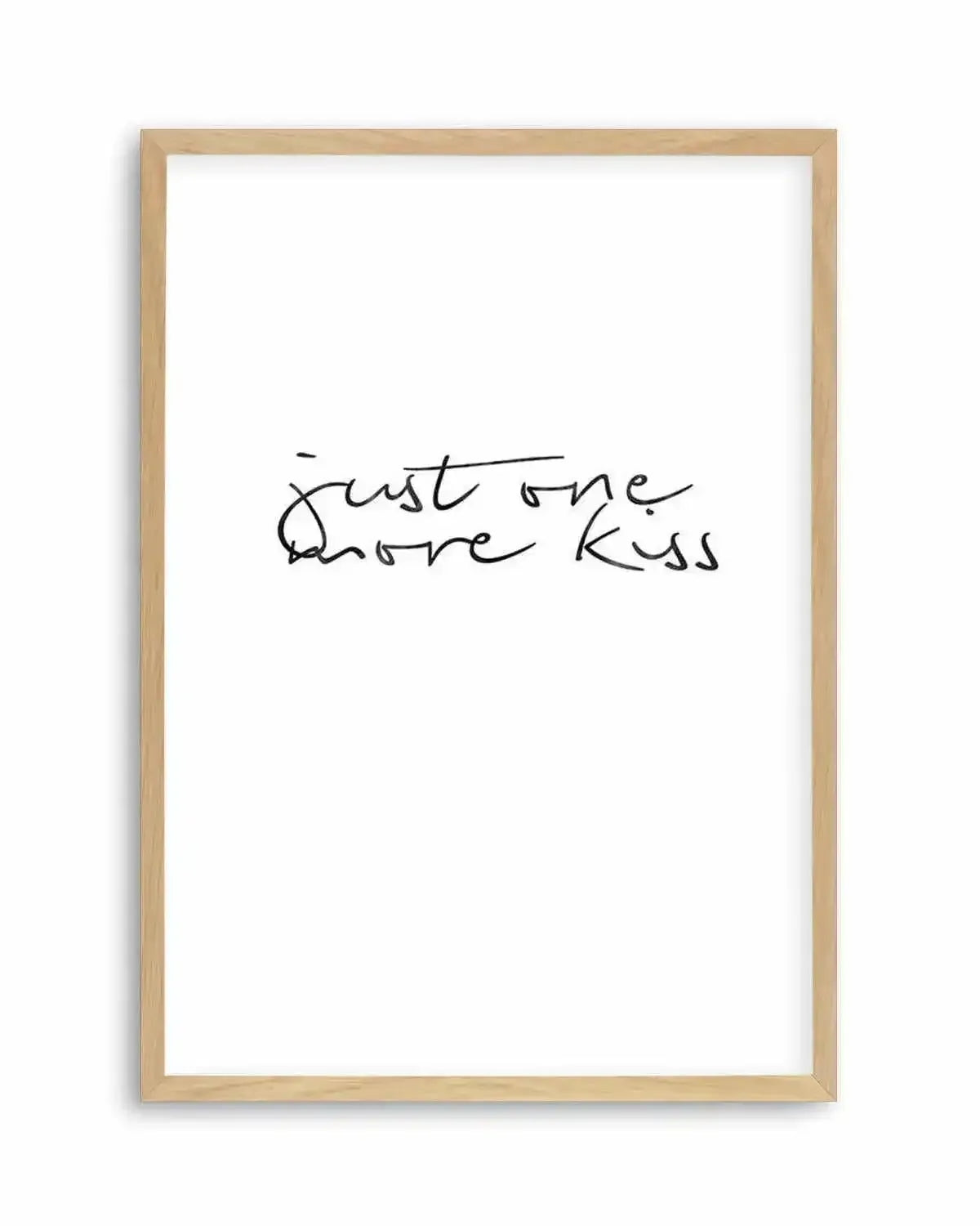Just One More Kiss | PT Art Print from Olive et Oriel where you can shop wallpaper and artworks online