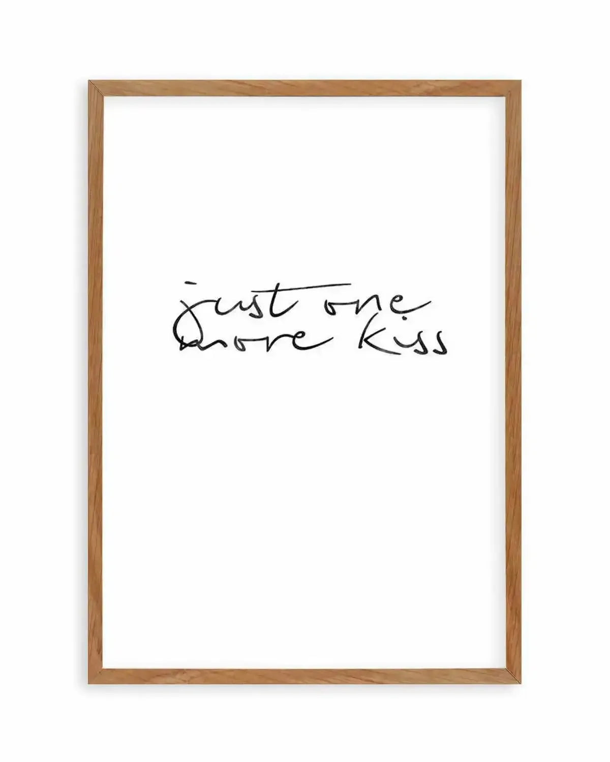 Just One More Kiss | PT Art Print from Olive et Oriel where you can shop wallpaper and artworks online