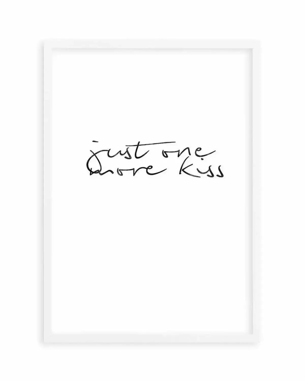 Just One More Kiss | PT Art Print from Olive et Oriel where you can shop wallpaper and artworks online