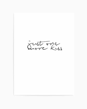 Just One More Kiss | PT Art Print from Olive et Oriel where you can shop wallpaper and artworks online